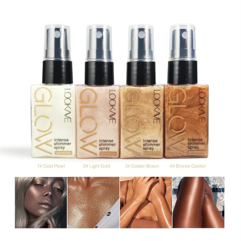 Body Shimmer Lotion - Su Geçirmez Uzun Süreli Nemlendirici Altın