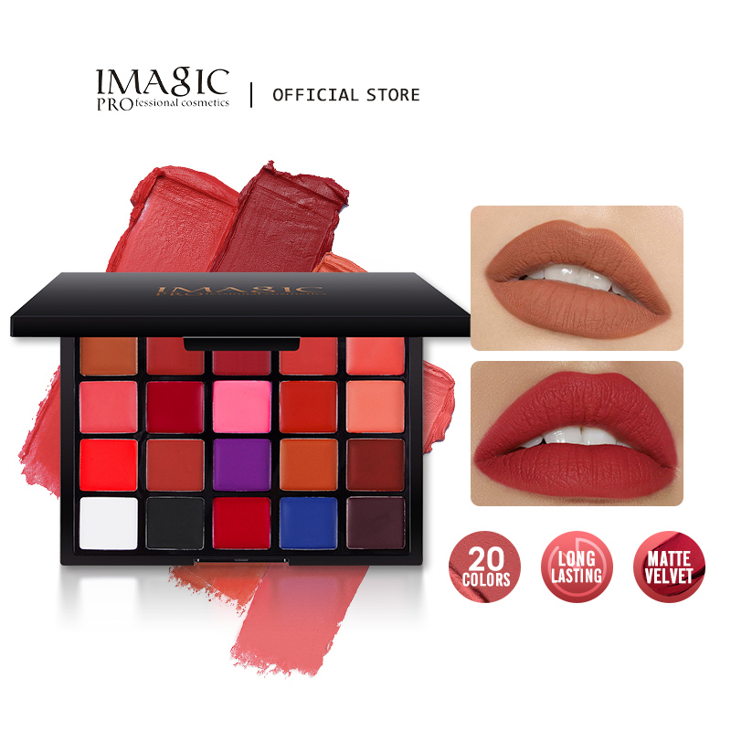 Beauty Makeup Images - IMAGIC 20 renkler ruj paleti mat