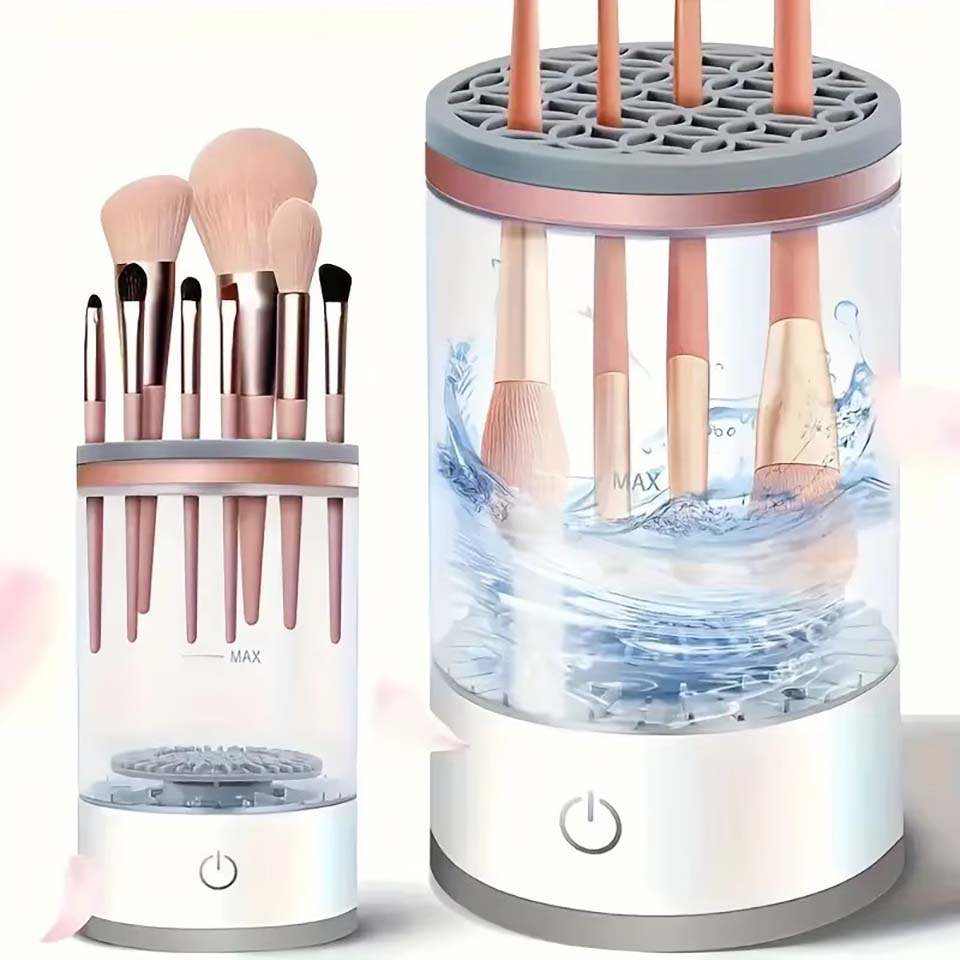 Beauty Makeup Brushes - USB ile Çalışan Makyaj Fırçası Temizleyici