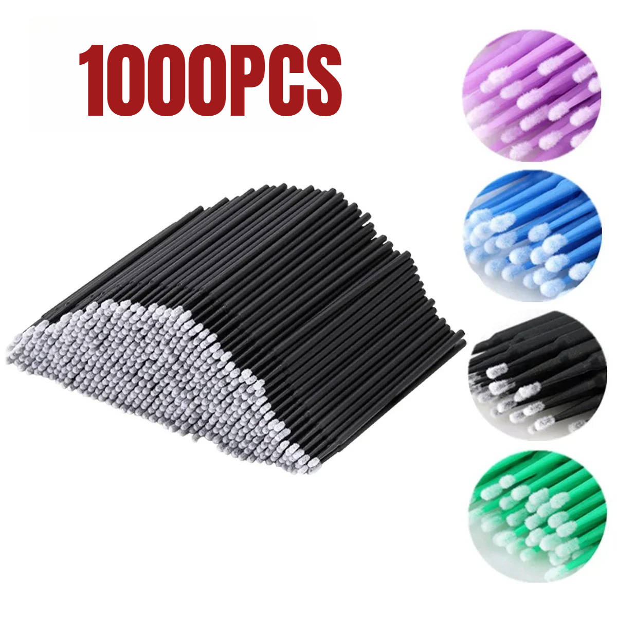 Beauty Makeup Brushes - 1000/500 adet kirpik temizleme fırçası son