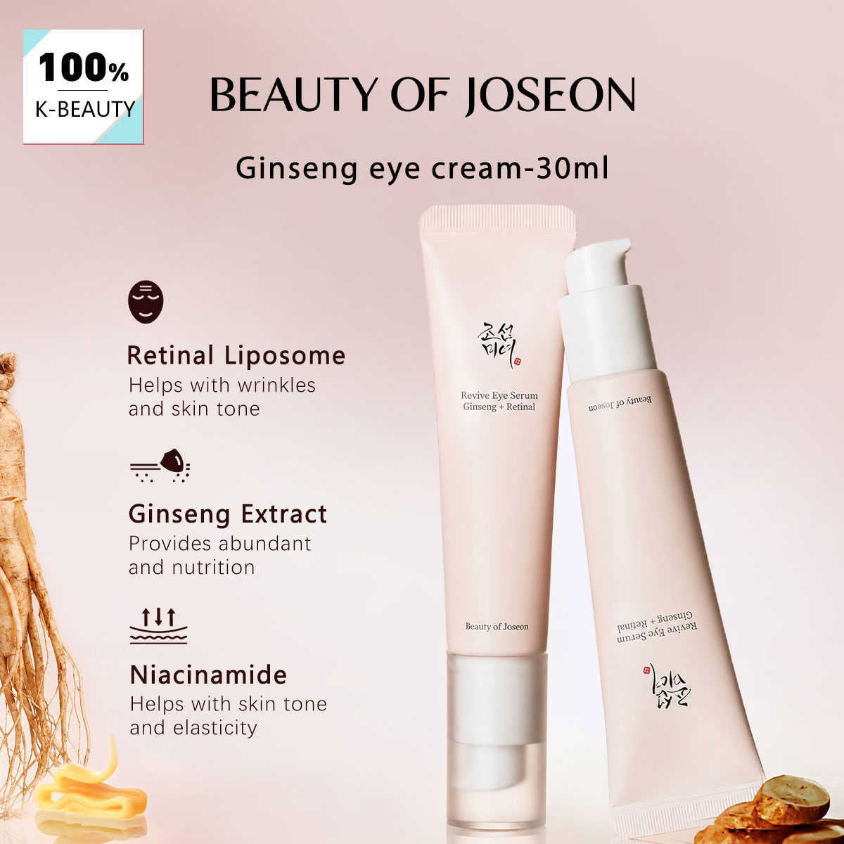 Makeup Beauty Of Joseon - BEAUTY OF JOSEON Ginseng Göz Kremi