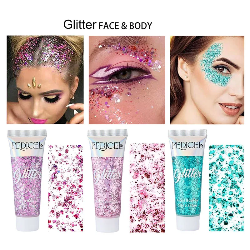 Body Shimmer Lotion - Göz Glitter Tırnak Saç Vücut Yüz