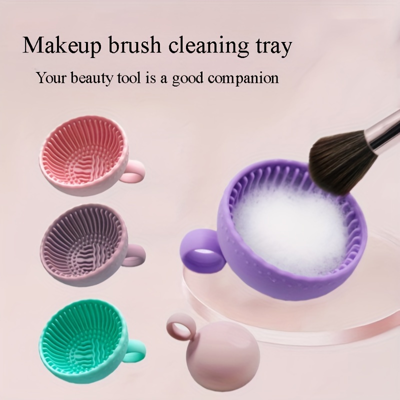Beauty Makeup Brushes - Yüz Makyaj Kasesi Silikon Pudra Puff
