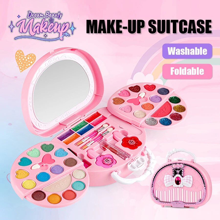 Beauty Makeup For Girl - Çocuklar Güzellik Oyuncakları Makyaj Seti Küçük