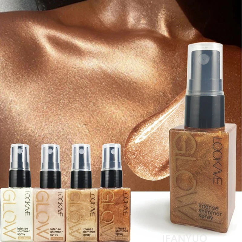 Body Shimmer Lotion - Sedefli Simli Sprey Işıltılı Yağ Spreyi