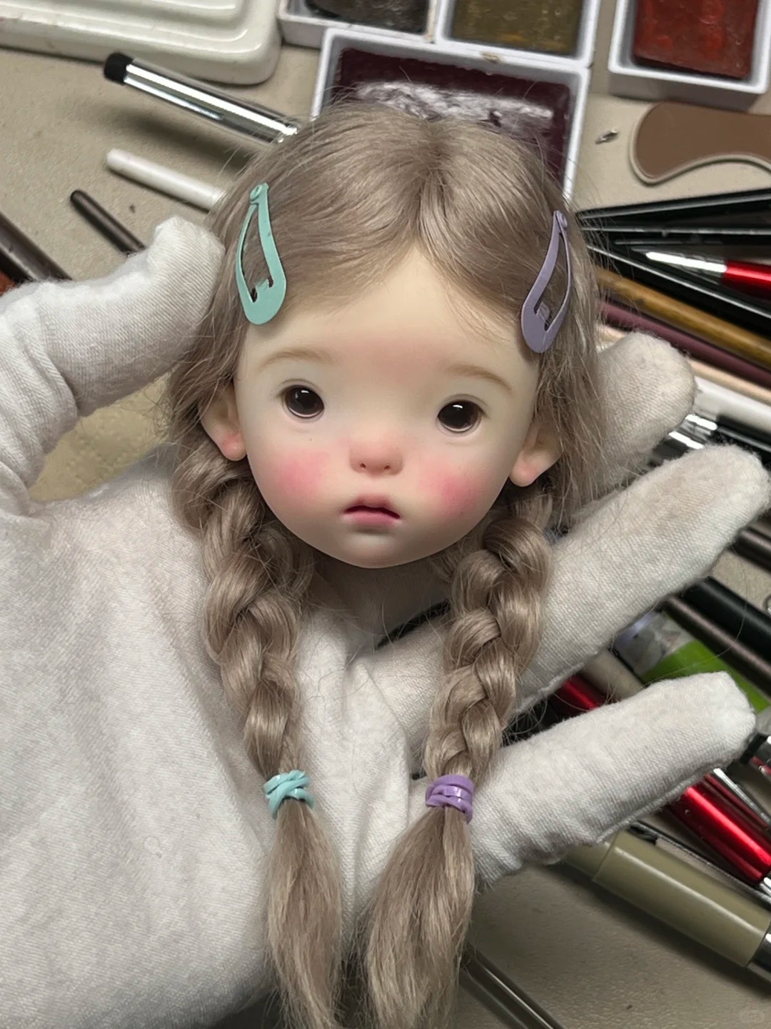 Beauty Makeup For Girl - SD BJD Bebek 1/6 Landoudou Kafa