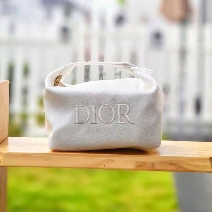 Beauty Makeup Dior - Dior's Bag Zarif Beyaz Kanvas Kozmetik