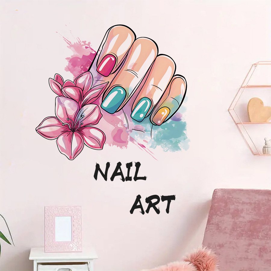 Beauty Makeup Wallpaper - Renkli makyaj Nail Art Salon güzellik