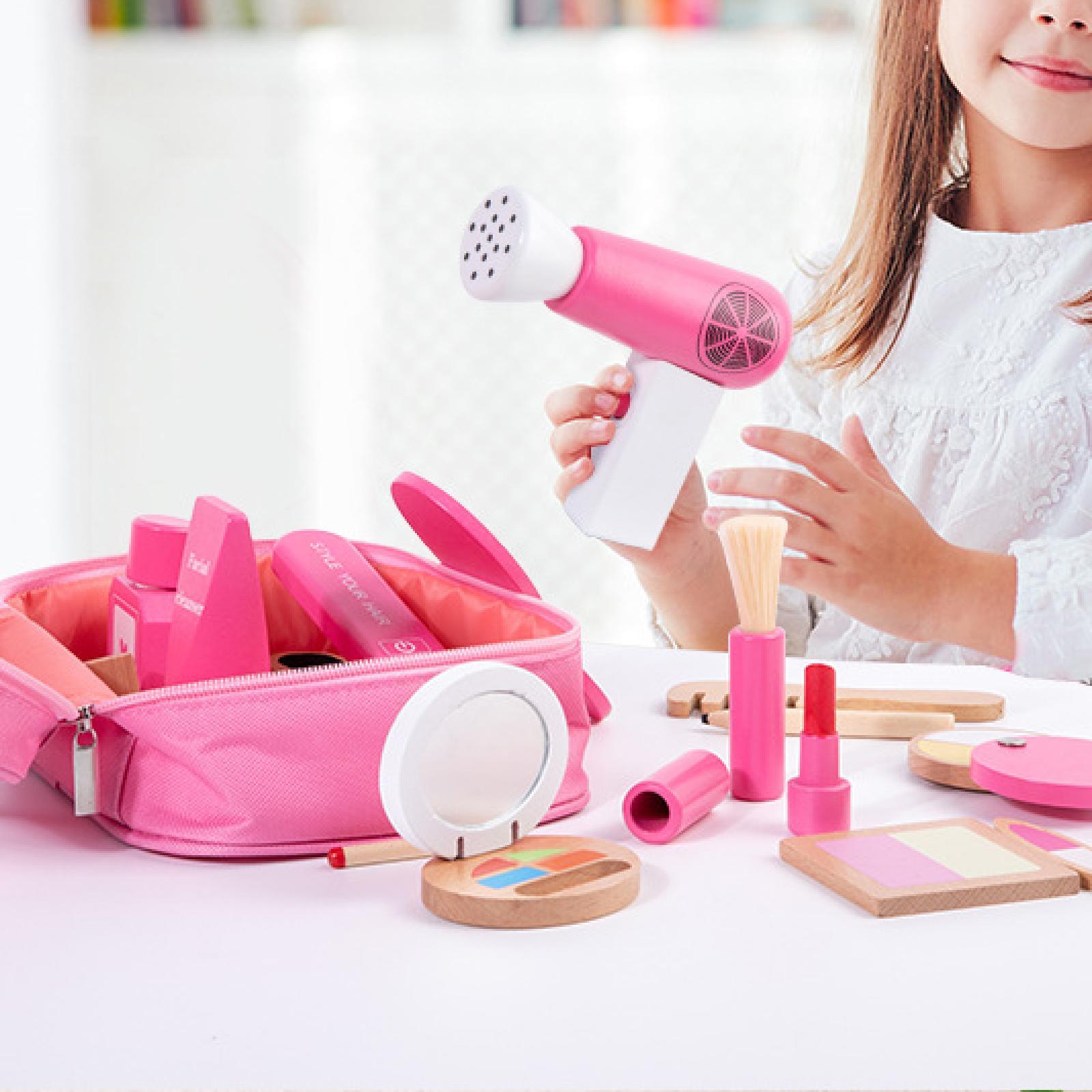 Beauty Makeup For Girl - Çocuklar Rol Yapma Fırçaları Oyun Kozmetik