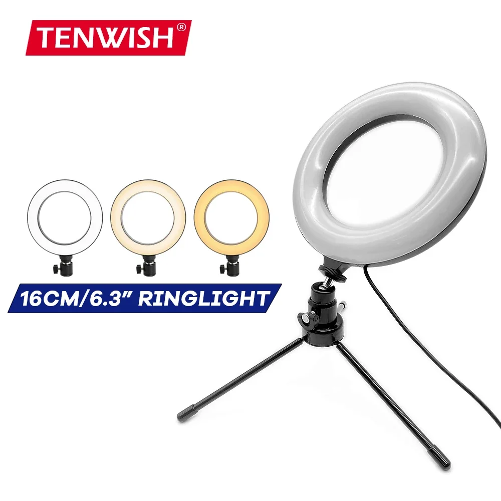 Beauty Makeup Tiktok - 16 cm LED Halka Dolgu Işığı
