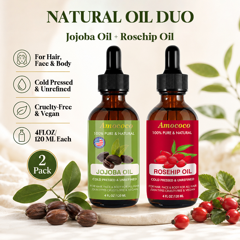Pure Beauty Hair & Makeup - Amococo 2 adet Jojoba Yağı ve
