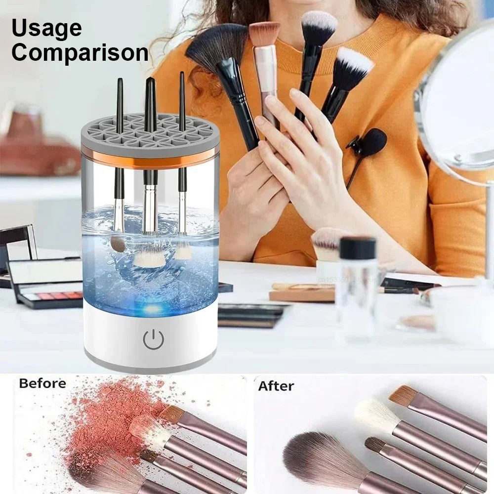 Beauty Makeup Products - Taşınabilir USB Girişli Elektrikli Makyaj Fırçası