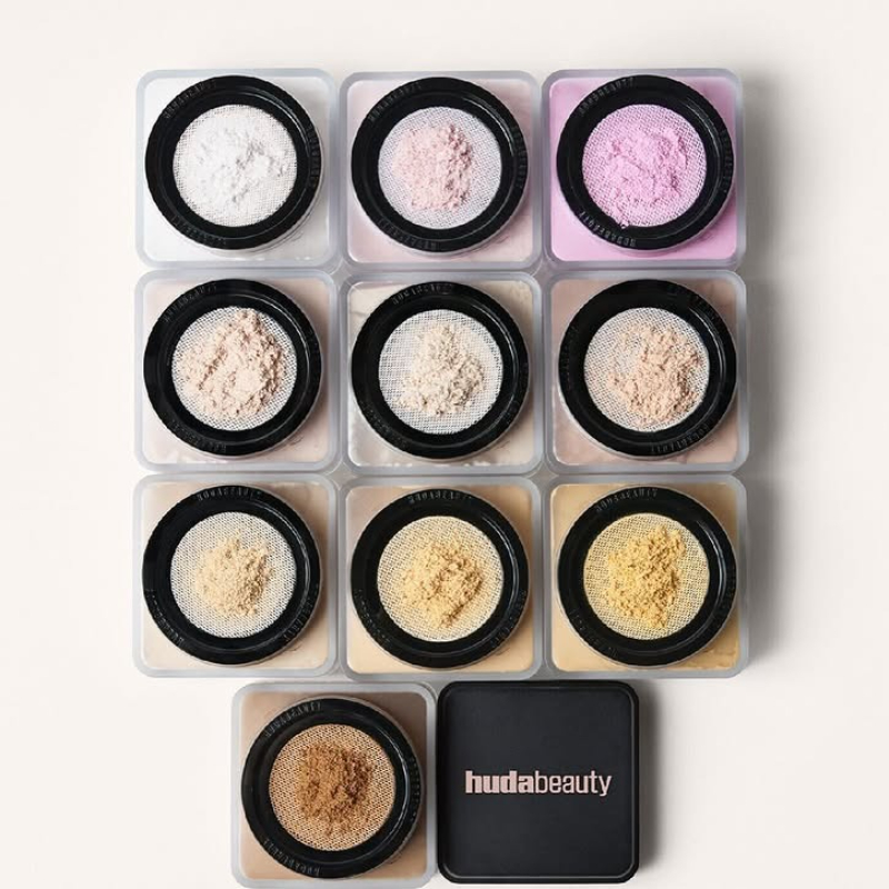 Huda Beauty Makeup Bag - Huda Beauty Gevşek Pudra Fırınlanmış Sabitleyici