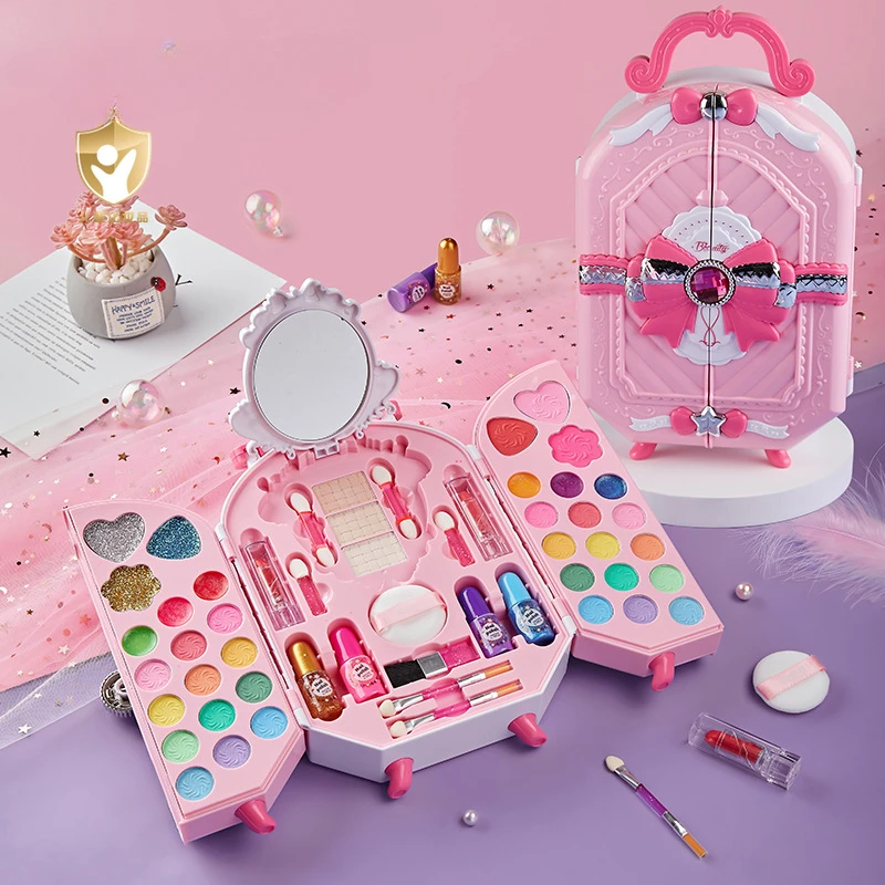 Beauty Makeup For Girl - Kız prenses kozmetik göz farı oje