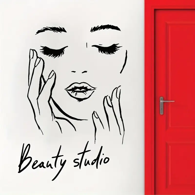 Beauty Makeup Wallpaper - Güzellik Stüdyosu için Kadın Yüzü Gösteren