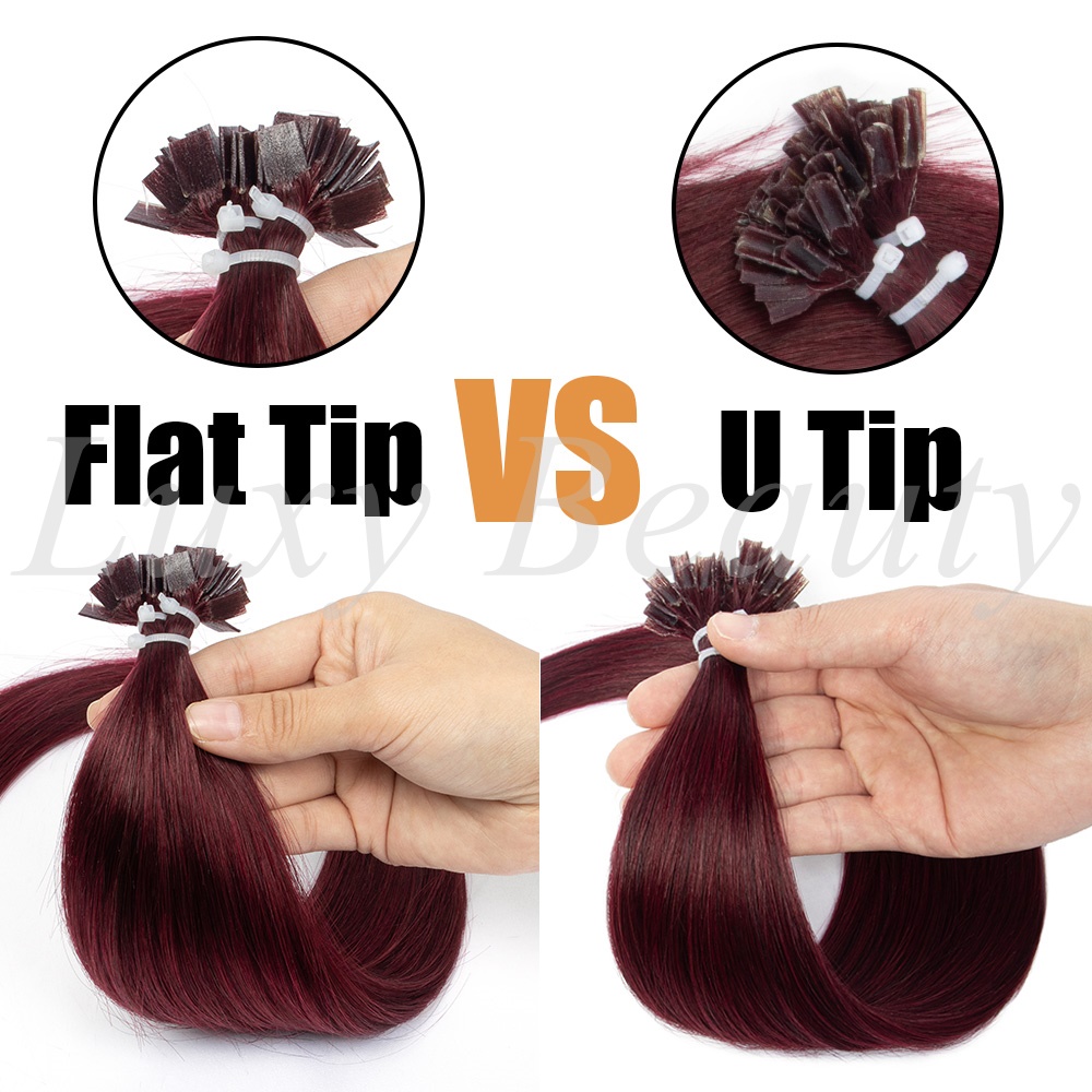 Doğal Bordo U Tip Saç Ekleri İ - Pure Beauty Hair & Makeup incelemesi ve fiyatı