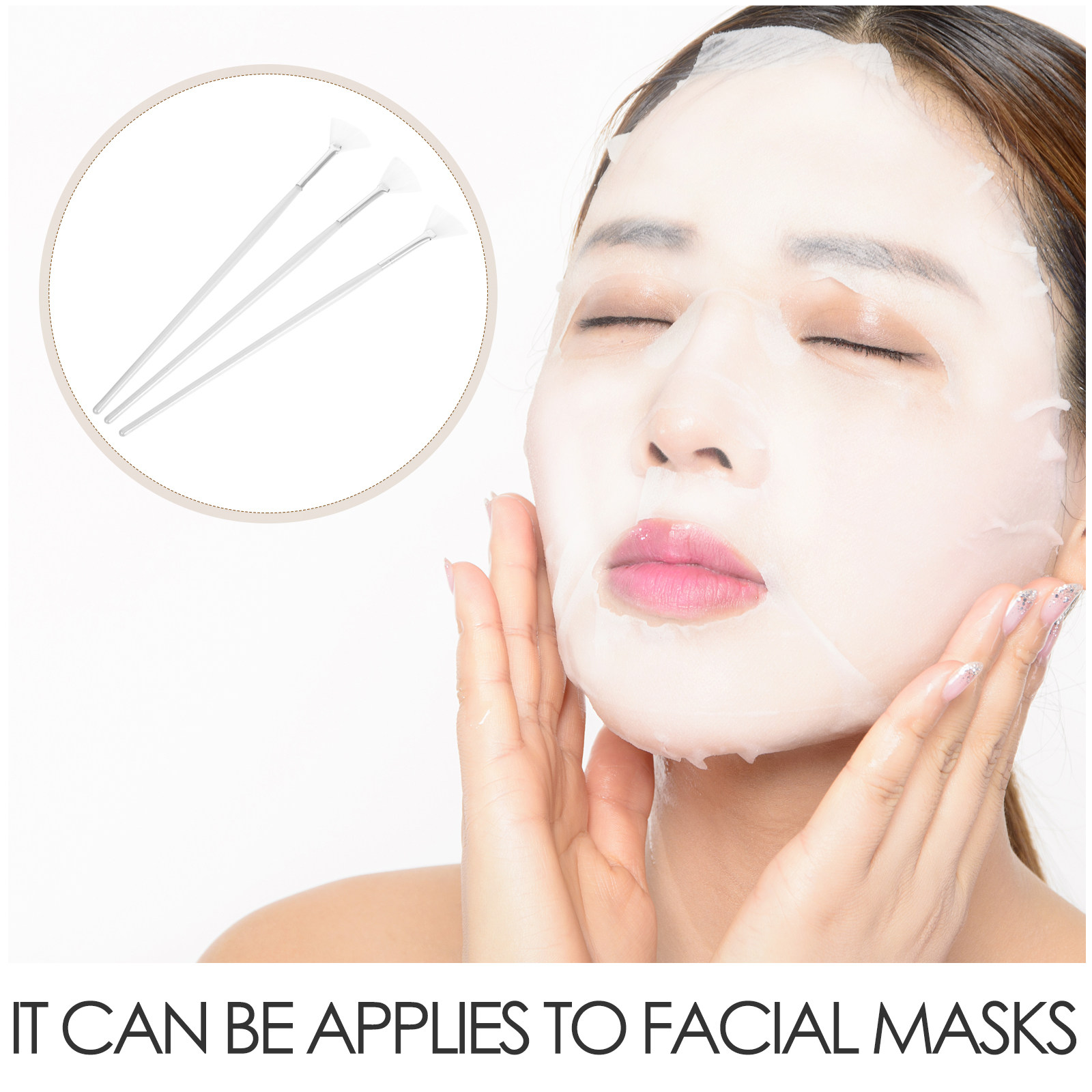 3 Adet Yüz Maskesi Uygulama Fı - Beauty Makeup Brushes incelemesi ve fiyatı