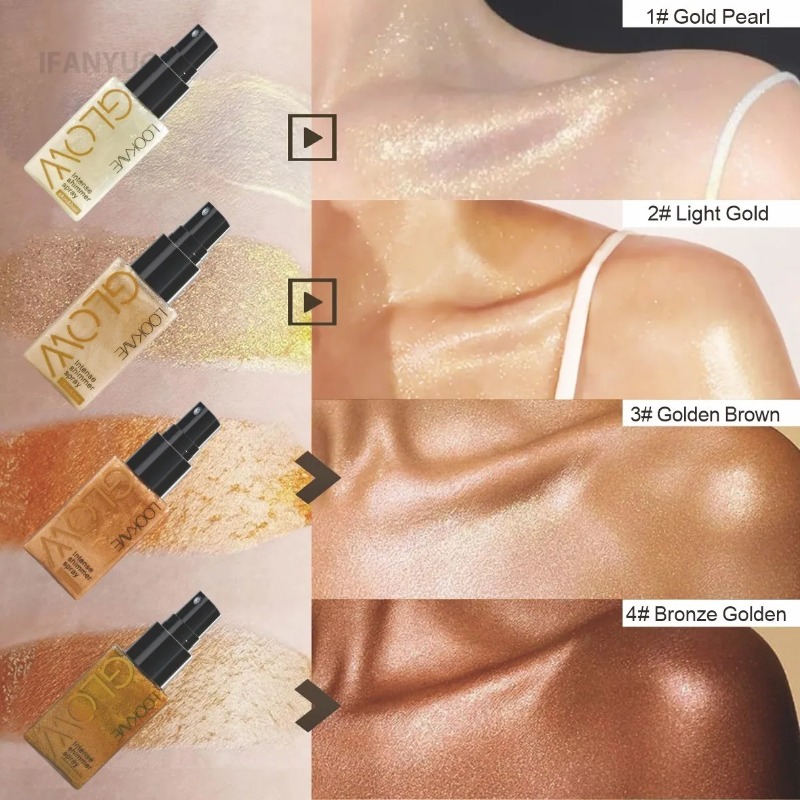 Sedefli Simli Sprey Işıltılı Y - Body Shimmer Lotion incelemesi ve fiyatı