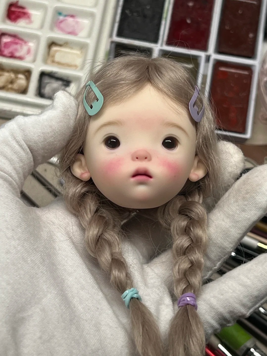 SD BJD Bebek 1/6 Landoudou Kaf - Beauty Makeup For Girl incelemesi ve fiyatı