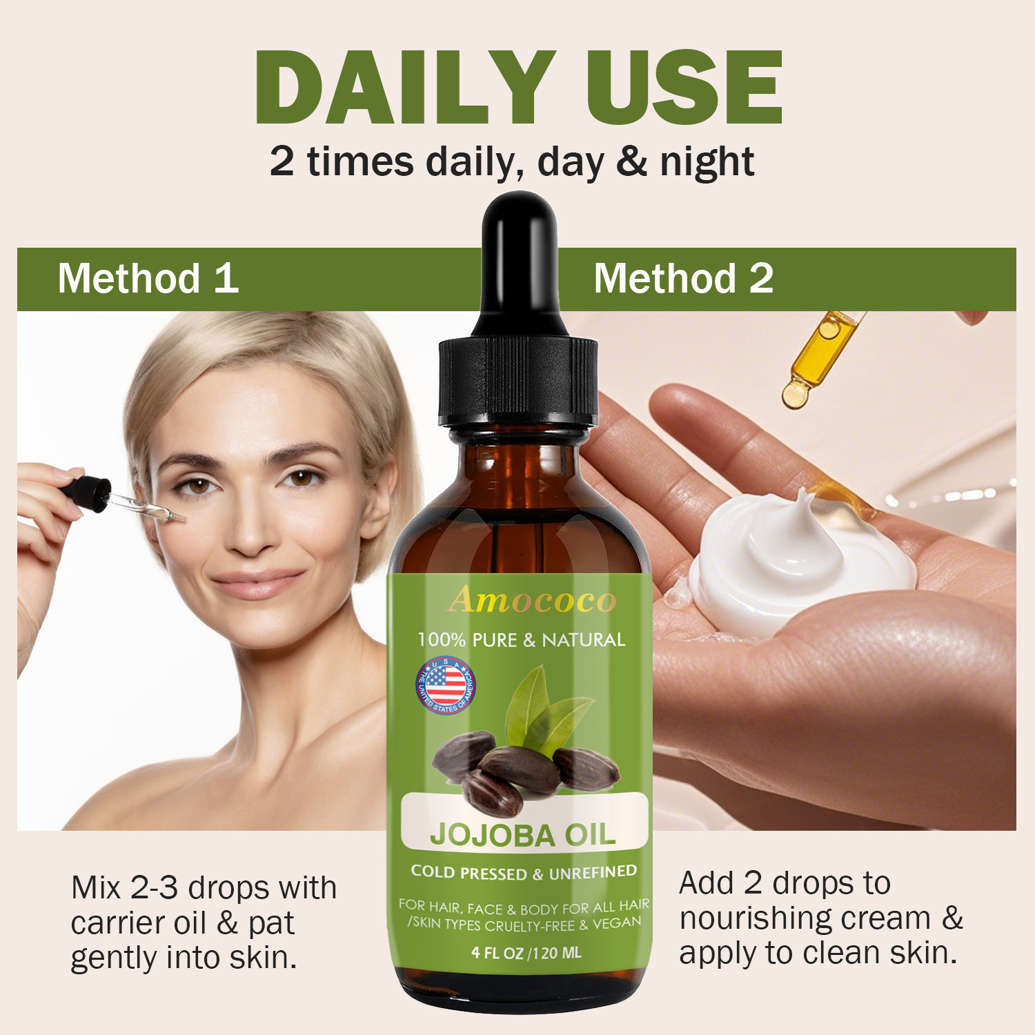 Amococo 2 adet Jojoba Yağı ve  - Pure Beauty Hair & Makeup incelemesi ve fiyatı