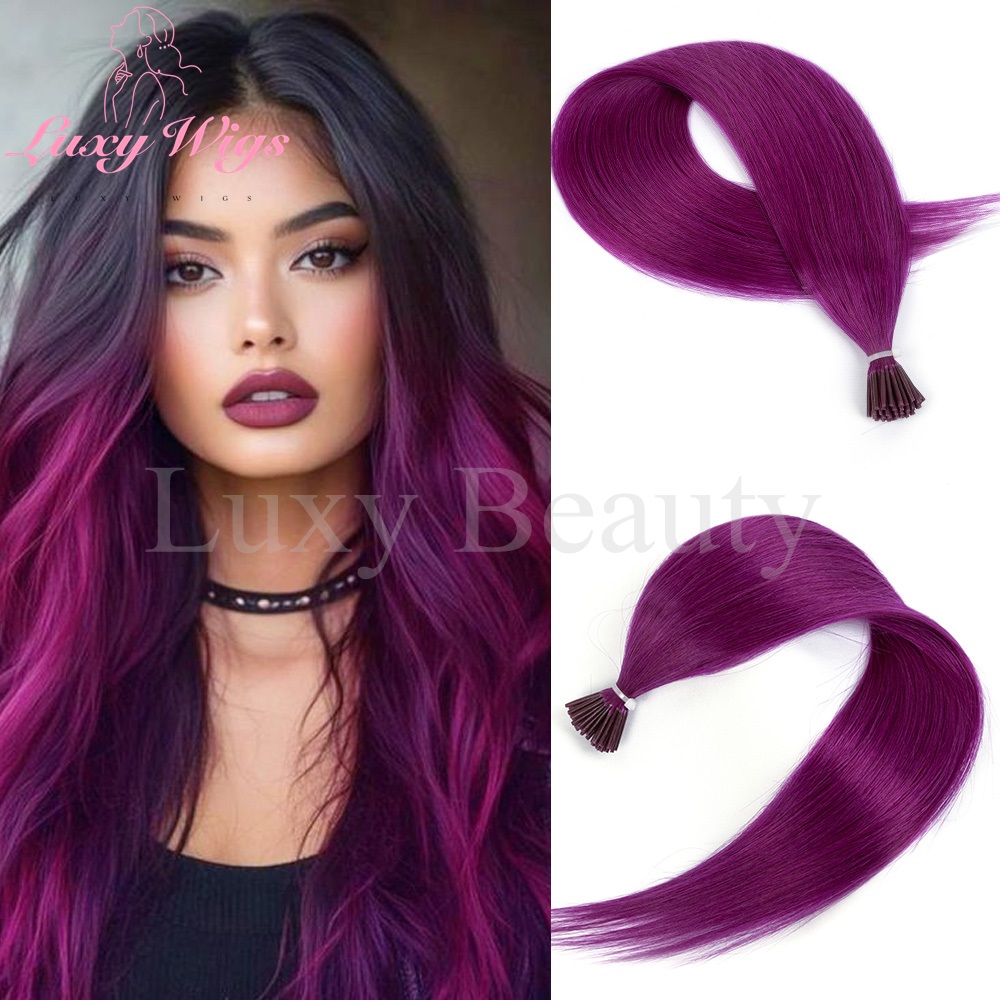 Renkli Mor I Tip Mikro Boncukl - Pure Beauty Hair & Makeup incelemesi ve fiyatı